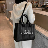 Large Capacity Women's Casual Tote Bag, PU Leather