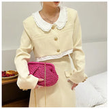 Summer Designer Straw Weaving Crossbody Bag