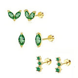 6Pcs Tiny Hypoallergenic Stainless Steel Stud Earrings