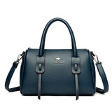 Genuine Soft Leather Vintage Shoulder Tote Bag