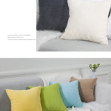Corduroy Striped Cushion Cover 30x50cm Soft Case