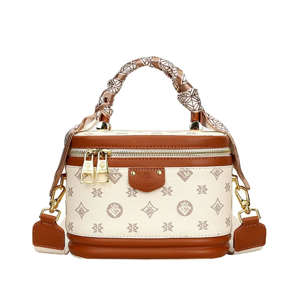 Luxury Designer Zipper Bucket Bag for Women