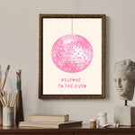 Trendy Watercolor Pink Bows Poster Art Decor  Clean Vanilla Store