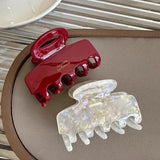 5.5cm Long Red Acetate Hair Crabs for Women