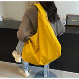 Casual Large Capacity Retro Drawstring Crossbody Bag