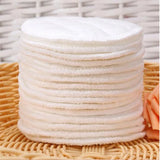 Soft Bamboo Fiber Makeup Remover Pads - 10pcs