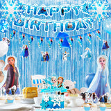 Frozen Birthday Party Supplies - 63pcs Set