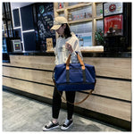 Large Capacity Travel Gym Bag Waterproof Design  Clean Vanilla Store
