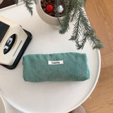 Retro Corduroy Cosmetic Storage Bag for Women