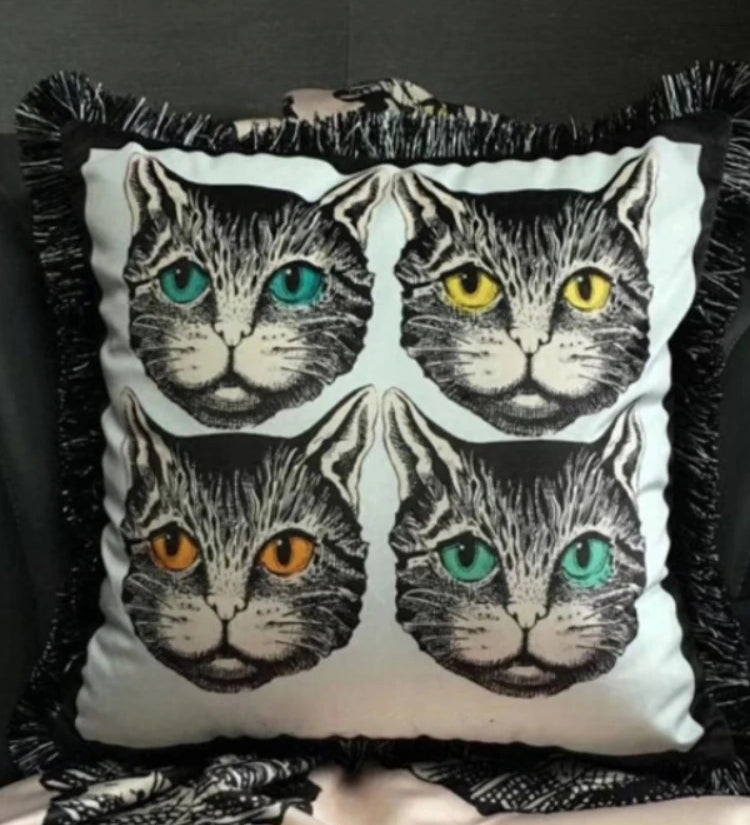 Luxury Tiger Printing Velvet Pillowcase 45x45cm
