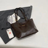 LEFTSIDE Large Capacity Tote Bag for Women Retro