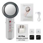 HIFU LED Red Light Face Lifting Machine Facial Appliance Skincare Red Light Therapy Vibrating Beauty Health Portable Airbrush - Clean Vanilla