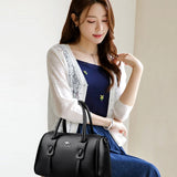 Genuine Soft Leather Vintage Shoulder Tote Bag