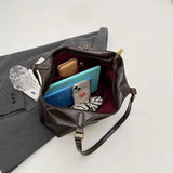 LEFTSIDE Large Capacity Tote Bag for Women Retro
