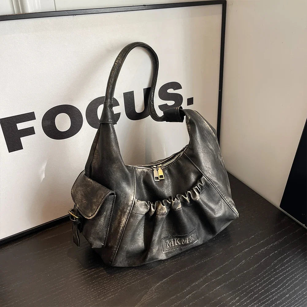Luxury Vintage Tote Shoulder Bag for Women