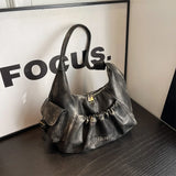 Luxury Vintage Tote Shoulder Bag for Women