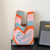 Designer Plaid Woven Shoulder Bag Tote Chic