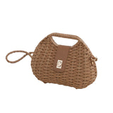 New Fashionable Women's Hand-held Straw Bag