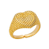 Classic Twist Chain Open Rings for Women Zircon