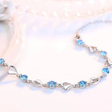 New High Quality 925 Sterling Silver Twisted Rope Bracelet