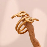 MamacitaSlay Vintage Waterproof Knot Ring for Women