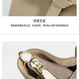New 2025 Genuine Cow Leather Tote Bag for Women