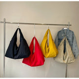 Casual Large Capacity Retro Drawstring Crossbody Bag