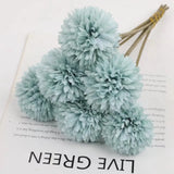 Elegant Hydrangea Artificial Flowers Bouquet  Clean Vanilla Store