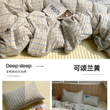 Korean Cotton Pink Stripes Duvet Cover 150x200 Size