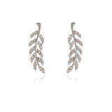 Hollow Out Leaves Earrings for Women Unique Design