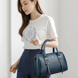 Genuine Soft Leather Vintage Shoulder Tote Bag