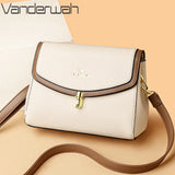 High Quality PU Leather 2 Strap Shoulder Bag