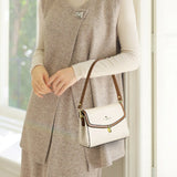 High Quality PU Leather 2 Strap Shoulder Bag
