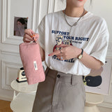 Retro Corduroy Cosmetic Storage Bag for Women