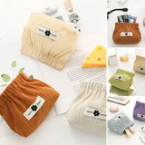 Corduroy Elastic Storage Bag for Women - Large Capacity