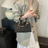 MOODS Designer Luxury Crocodile Pattern Bag