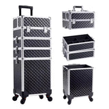Detachable 4 in 1 Makeup Trolley Case on Wheels  Clean Vanilla Store
