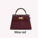 2025 JW PEI Trapezoidal Leather Women's Bag Crossbody