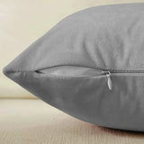 Blue Velvet Gold Bar Cushion Case Set of 2