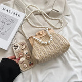 Fashion Weave Straw Shoulder Bag for Women