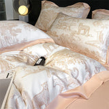 Soft Silky Eucalyptus Fiber Bedding Set - 4 Pcs