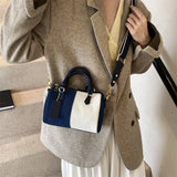 Patchwork Colorblock Mini Handbags for Women