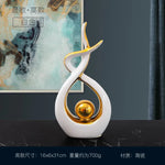 Nordic Luxury Abstract Living Room Statue Gift  Clean Vanilla Store