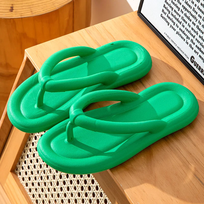 Soft Sole EVA Women's Flip Flops Non-slip Cloud Slides