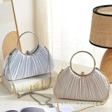 Women Satin Evening Top Handle Handbags - Party Bags  Clean Vanilla Store