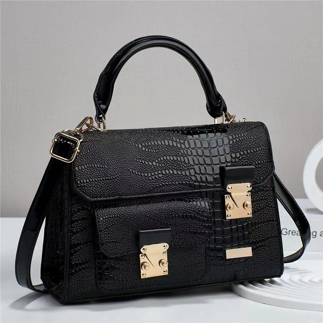 Large Capacity PU Crossbody Handbag for Women