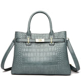 Soft Leather 3-Layer Women Single Shoulder Bag