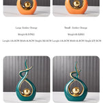 Light Luxury Modern Ceramic Abstract Sculpture  Clean Vanilla Store