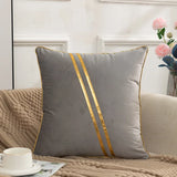 Solid Color Velvet Pillowcase for Home Decor 2-Pack