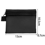 Mesh Clear Cosmetic Bags - Portable Organizer 1/3pcs  Clean Vanilla Store